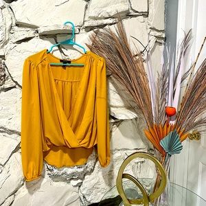 Mustard Coloured Blouse from Forever 21